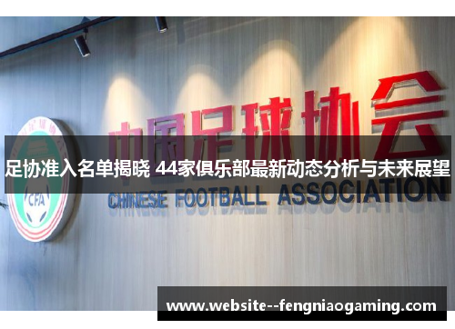 足协准入名单揭晓 44家俱乐部最新动态分析与未来展望