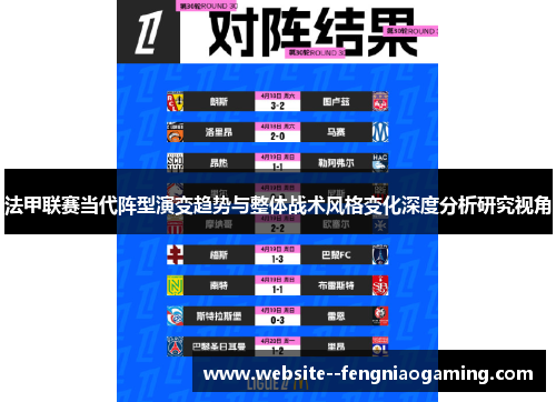 法甲联赛当代阵型演变趋势与整体战术风格变化深度分析研究视角 法甲联赛当代阵型演变趋势与整体战术风格变化深度分析研究视角